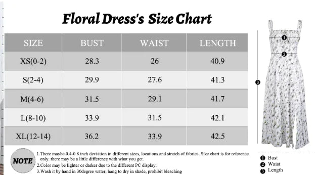 Bohemeagtig blomstret midikjole