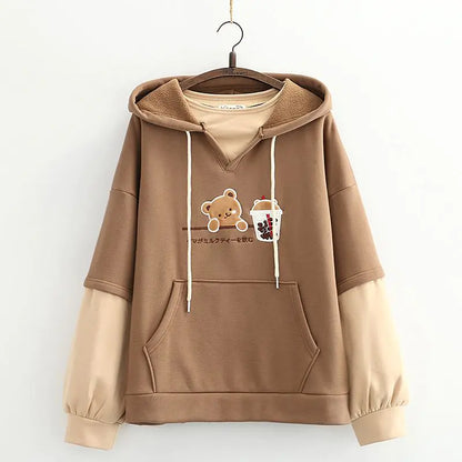 Sød bjørn Anime sweatshirt hættetrøjer